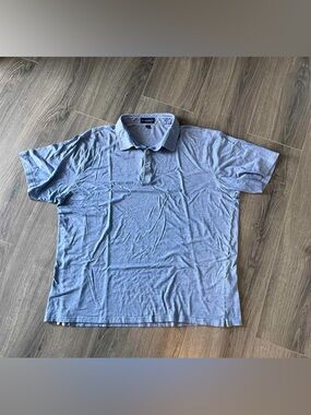 Peter Millar Collection Polo Shirt Light Blue Men's size XL Golf Summer Tennis